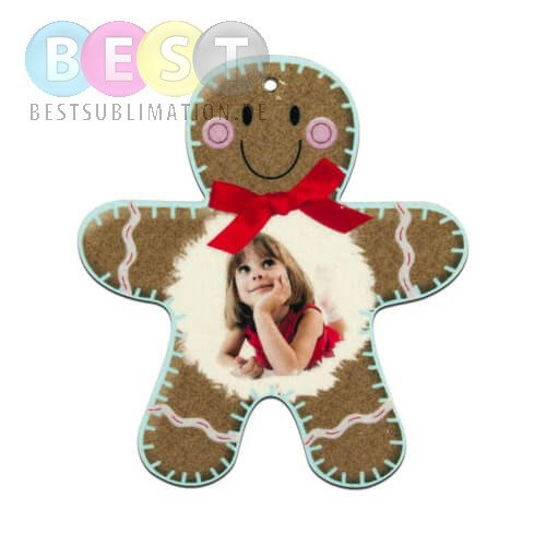 Anhänger, Filz, Lebkuchen, für den Sublimationsdruck