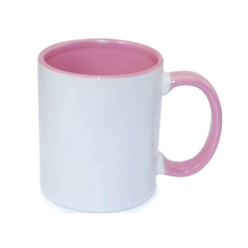 Tasse 330ml FUNNY,  A+, Rosa, für die Sublimation