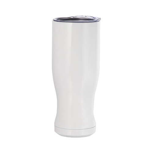 Tumbler, Edelstahl, 600 ml, Weiß, für die Sublimation