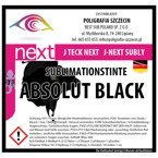 J-Next Sublimationstinte, ABSOLUT BLACK, J-Teck, 1000 ml