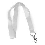 Hundeleine, 40 x 1,6 cm, Weiß, für den Sublimationsdruck