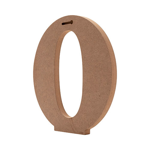 Deko-Buchstabe, "O", MDF, 25 cm, für den Sublimationsdruck