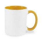 Tasse 330ml FUNNY,  A+, Goldgelb, für die Sublimation