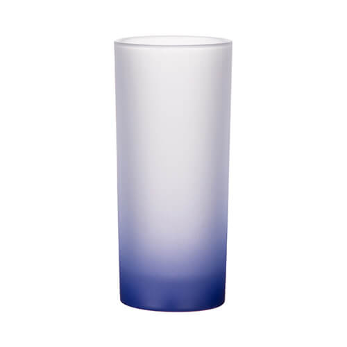 Glas, 200 ml, satiniert, Dunkelblau, für die Sublimation