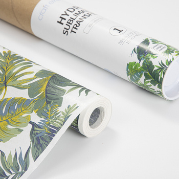 Wassertransferdruck-Folie, Green Tropic Leaves, Craft Express