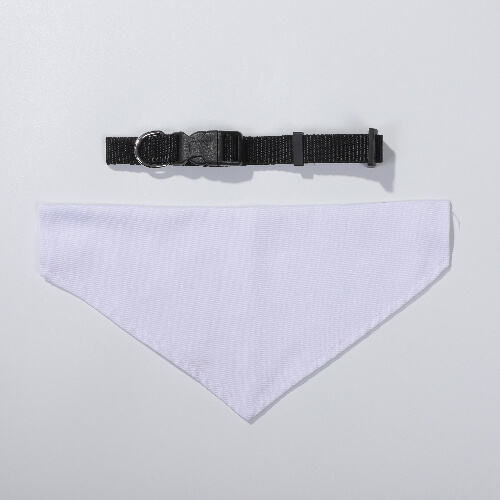 Bandana für Tiere, Schwarzer Riemen, für den Sublimationsdruck
