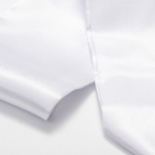 Krawatte, Weiß, 152 x 10 cm, für den Sublimationsdruck