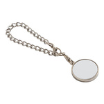 Anhänger für Becher, Metall, Kreisrund an Kette, für die Sublimation