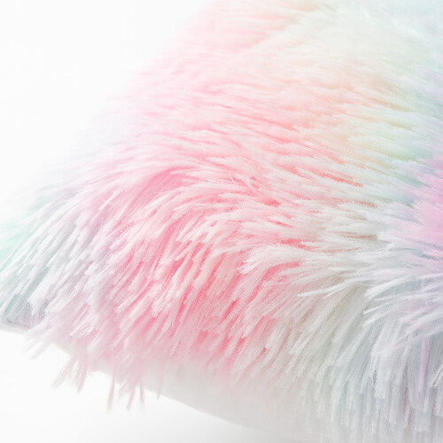 Kissenbezug, Bunt, Polar Fleece, Langhaarig, 45 x 45 cm, für den Sublimationsdruck