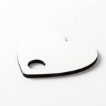 Namensplakette für Becher 480 / 600 / 540 / 750 ml, Hartfaser, Herz, für die Sublimation