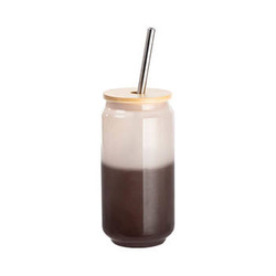 Glas 550 ml, Schwarz, Farbwechselnd bei Temperatureinfluss, für die Sublimation