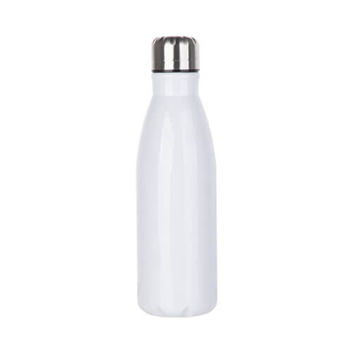 Fahrradflasche, Weiß, 650 ml, für den Sublimationsdruck