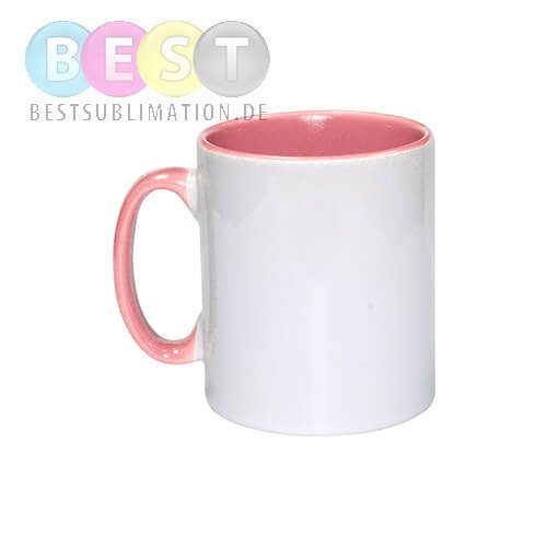 Tasse 300ml, FUNNY,  A+, Rosa, für die Sublimation