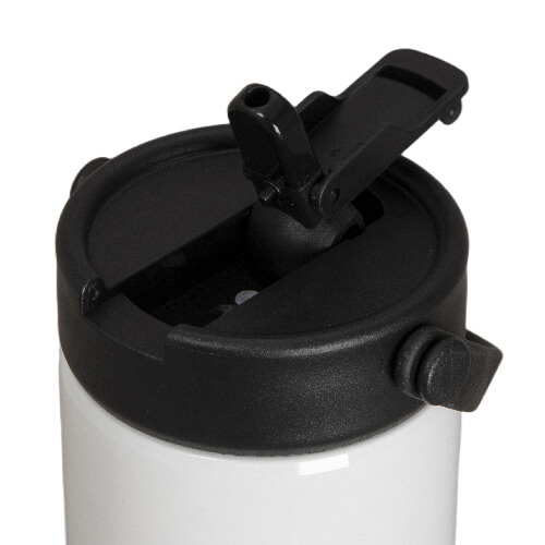 Thermosflasche, 900 ml, Edelstahl, mit Griff, für die Sublimation