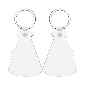 Schlüsselanhänger, Doppelseitig, MDF, Megafon, für den Sublimationsdruck