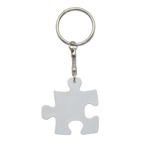 Schlüsselanhänger, Puzzleteil, Kunststoff, für den Sublimationsdruck
