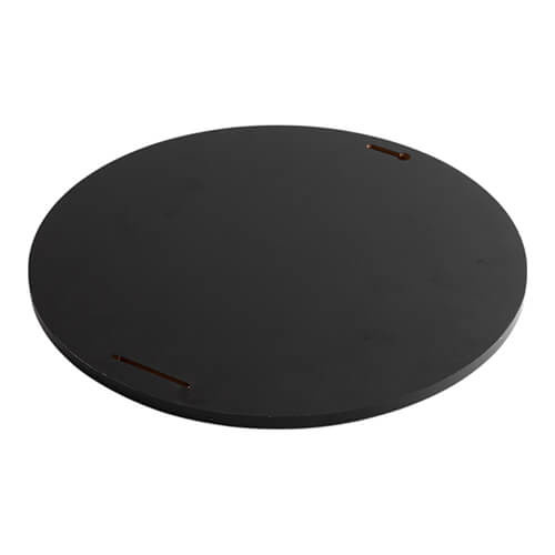 Foto-Rahmen, MDF, schwarzer Rand, ∅ 25,4 cm, für den Sublimationsdruck