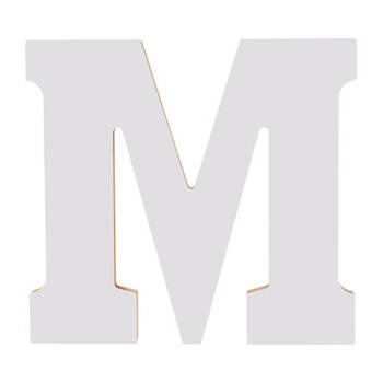 Deko-Buchstabe, "M", MDF, 25 cm, für den Sublimationsdruck
