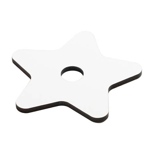 Namensschild für 1200 ml Becher, Hartfaser, Stern, für die Sublimation