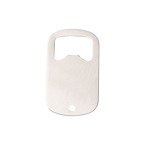 Flaschenöffner, 3,8 x 5 cm , für den Sublimationsdruck