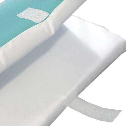 Zweifarbiger Bezug für Sitz, für den Sublimationsdruck - hellblau