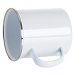 Becher 500 ml, Metall, emailliert, für die Sublimation