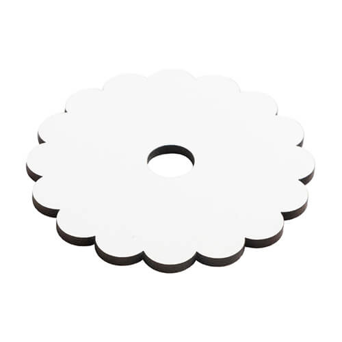 Namensschild für 1200 ml Becher, Hartfaser, Zahnrad, für die Sublimation