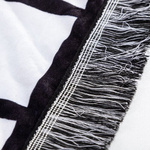 Plüschdecke, 80 x 50 cm, mit Feldern für Fotos, 9 Paneele,  für den Sublimationsdruck