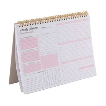 Wochenplaner - rosa Motiv