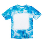 T-Shirt, Cotton-Like Bleached Mist Blue, für den Sublimationsdruck