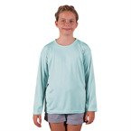 T-Shirt, für Teenager, Langärmlig, Arctic Blue, für den Sublimationsdruck