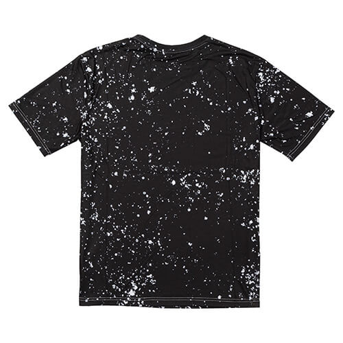 T-Shirt, Cotton-Like Bleached Starry Black, für den Sublimationsdruck