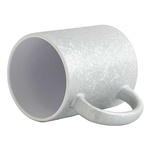 Becher 325 ml mit rissigem Oberflächeneffekt für Sublimation - Silber