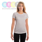 Damen T-Shirt, Solar, Kurzärmlig, Pearl Grey, für den Sublimationsdruck