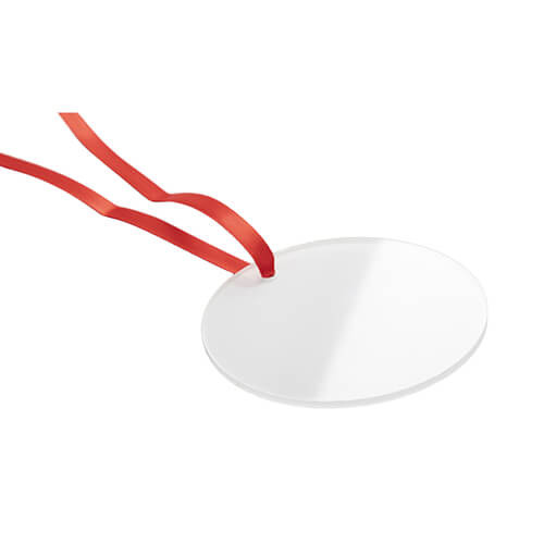 Anhänger, Acryl, Kreisrund, für den Sublimationsdruck