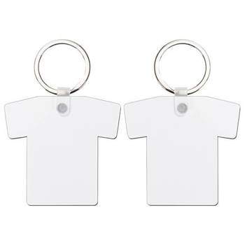 Schlüsselanhänger, Doppelseitig, MDF, T-Shirt, für den Sublimationsdruck