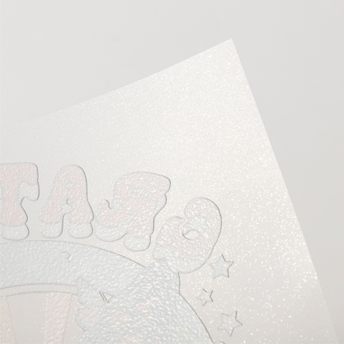 Glitzerfolie für den DTF OtterPro-A4-Druck – 100 Blatt – Silver