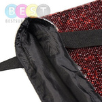 Tasche mit roten Pailletten, 35 x 38 cm, für den Sublimationsdruck