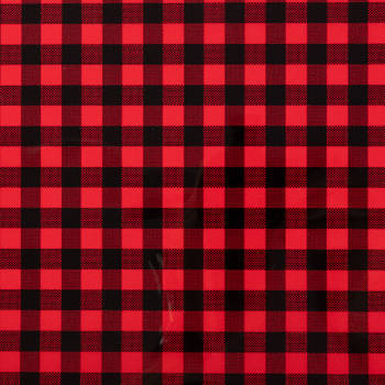 Flex-Folie, Schwarz-Rot-kariert