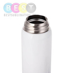 Thermosflasche, 500ml, Rostfreier Stahl, Weiß, für die Sublimation