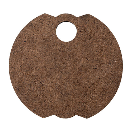 Namensplakette für Becher 480 / 600 / 540 / 750 ml, Hartfaser, Knospe, für die Sublimation