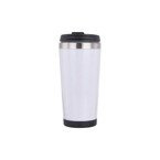 Tumbler, 450 ml, Edelstahl, mit Foto-Einlage, für den Sublimationsdruck