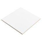 Mattweiße Keramikfliese 15 x 15 cm / Tassenuntersetzer Sublimation Thermotransfer