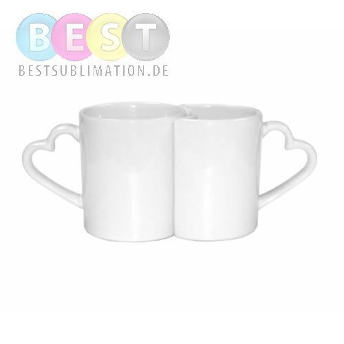 Tasse 300 ml, Weiß, Partnertasse, A+, für die Sublimation