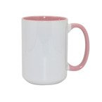 Tasse 450ml MAX, FUNNY,  Rosa, für die Sublimation