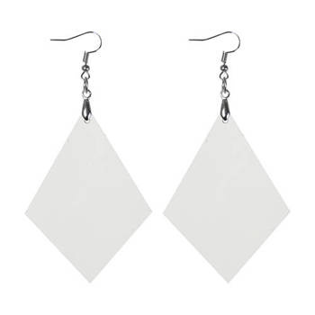 Ohrringe, MDF, Großer Diamant, für den Sublimationsdruck