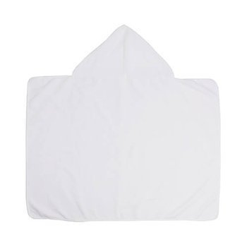 Handtuch für Kinder, mit Kapuze, Weiß, für den Sublimationsdruck