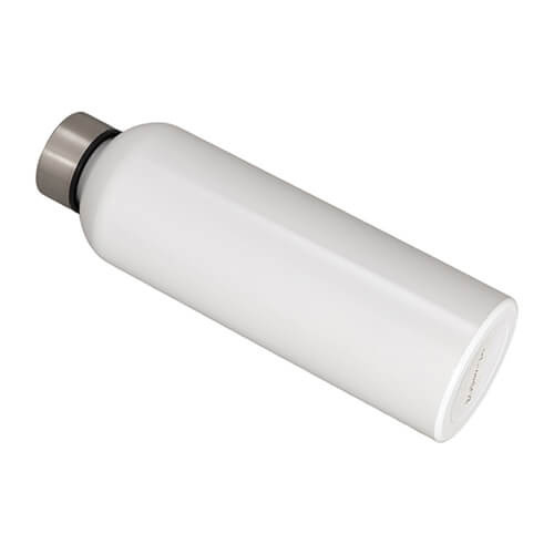 Trinkflasche, 700 ml, mit silbernem Verschluss, für die Sublimation