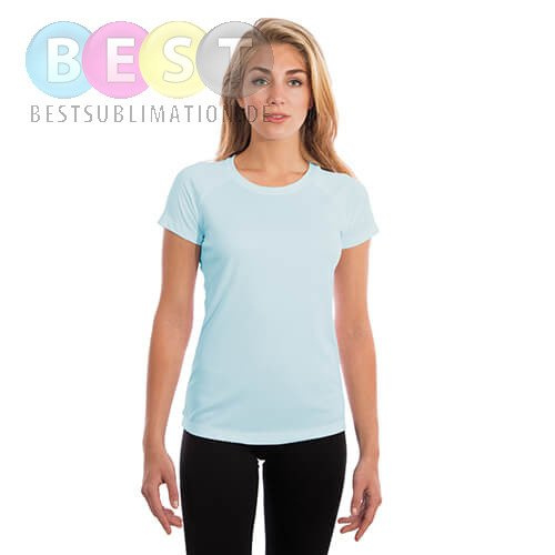 Damen T-Shirt, Solar, Kurzärmlig, Arctic Blue, für den Sublimationsdruck