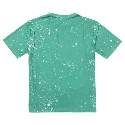 T-Shirt, Cotton-Like Bleached Starry Green, für den Sublimationsdruck